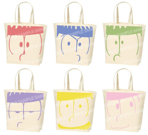 Osomatsu-san tote bags