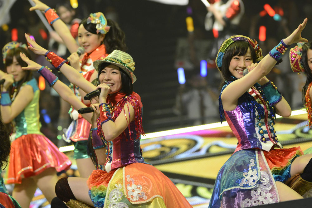 SKE48 announced the 1st team shuffle at their spring concert!