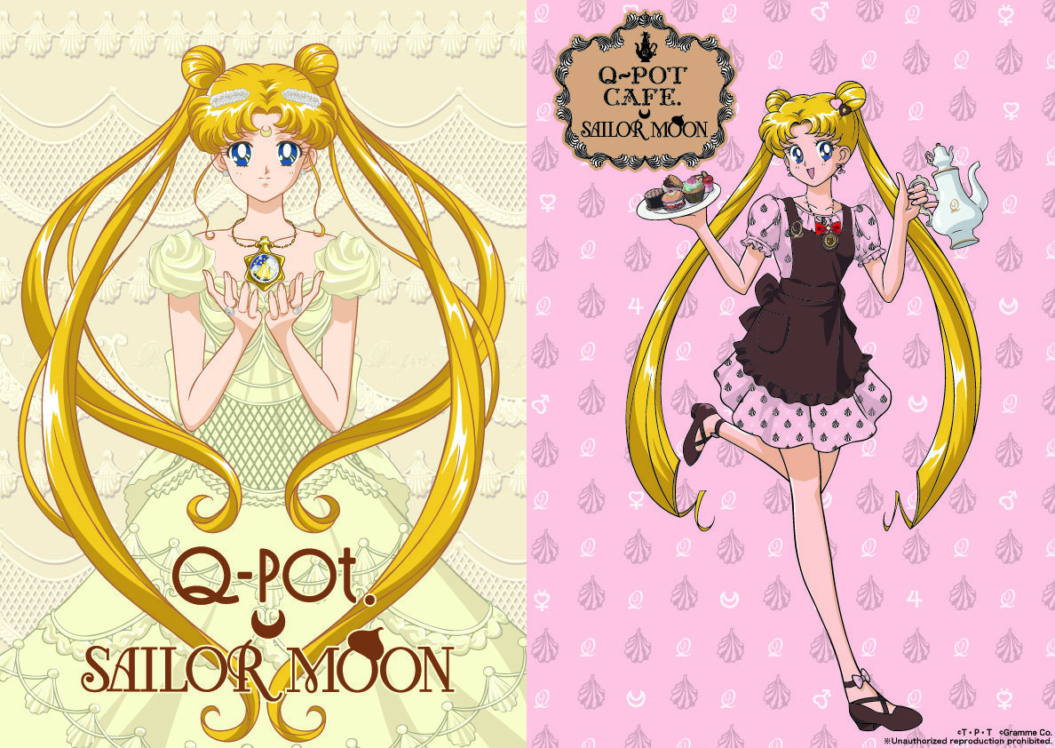 Q-pot.× Sailor Moon at Q-pot CAFE. Opens to Celebrate Sailor Moon’s 20th Anniversary!