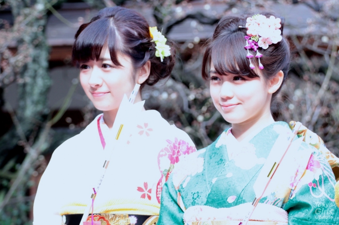 PASSPO☆’s Okunaka & Makita holds Coming-of-age Ceremony with Cute Kimono!