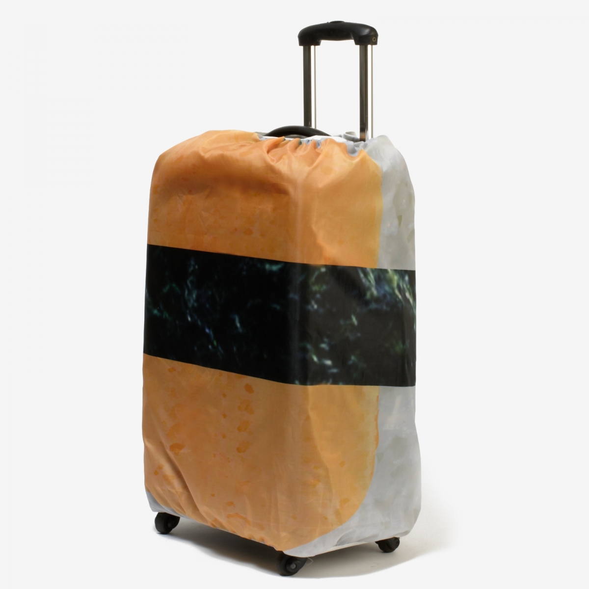 Turn any Airport Baggage Claim Carousel into a Kaiten Sushi with These Sushi-Themed Suitcase Covers!