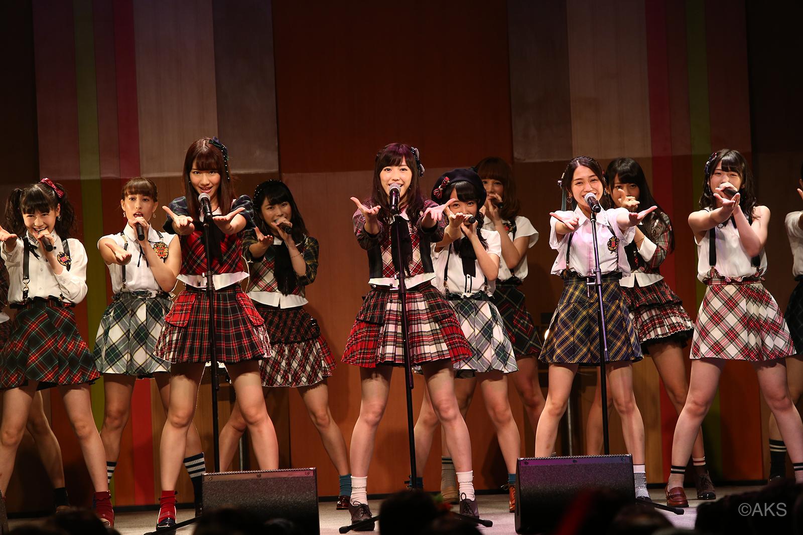 AKB48 Gives the Opening Performance at a New landmark in Tokyo Haneda Airport