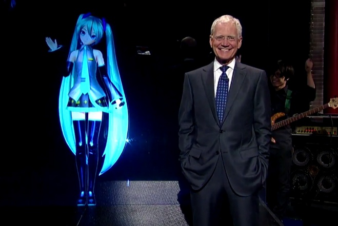 Virtual Idol Hatsune Miku Marks a New Chapter in the History of David Letterman’s Show!