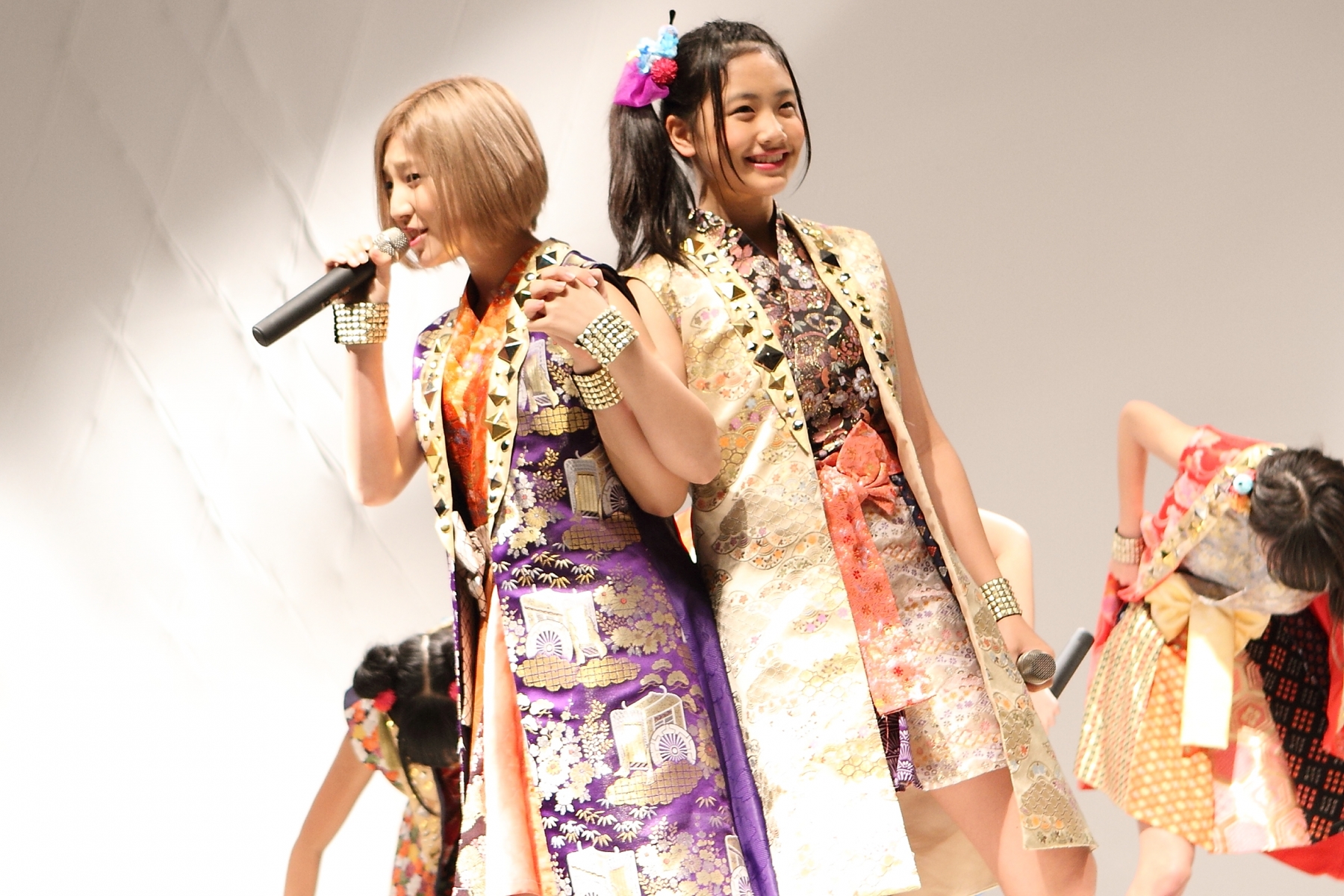 Cheeky Parade and GEM Performed Glamorous Act at Release Events at Kawasaki Lazona