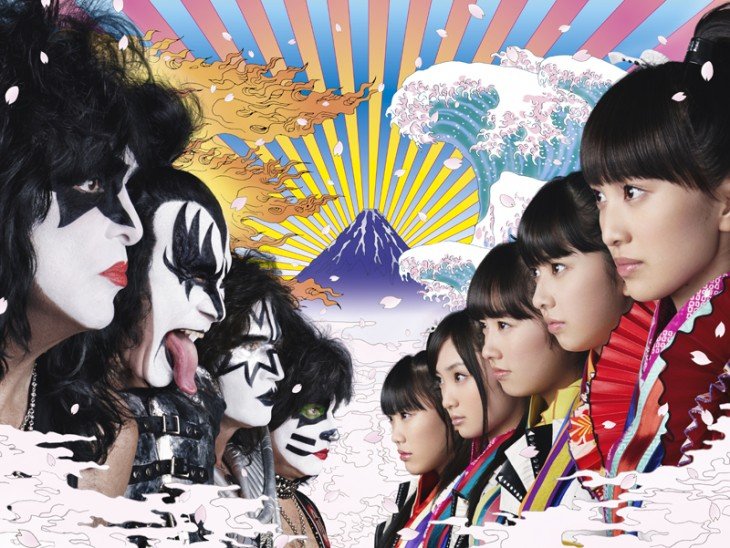 Momoiro Clover Z and KISS Face For Battle in Their Collaboration Single’s Key Visual