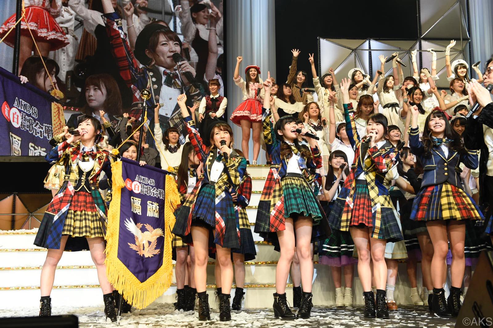Mayu Watanabe Leads White Team to Victory at 4th Annual AKB48 Kouhaku Taikou Uta Gassen!