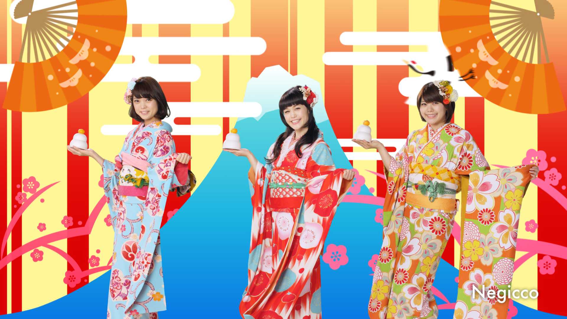 Negicco Appears in the New Commercial for Kagami Mochi – An Essential Item for the New Year in Japan!