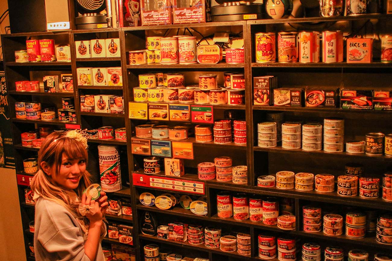 mr.kanso in Nakano : Tasteful Bar Filled with Canned Foods! Cans Can be Chefs in There!