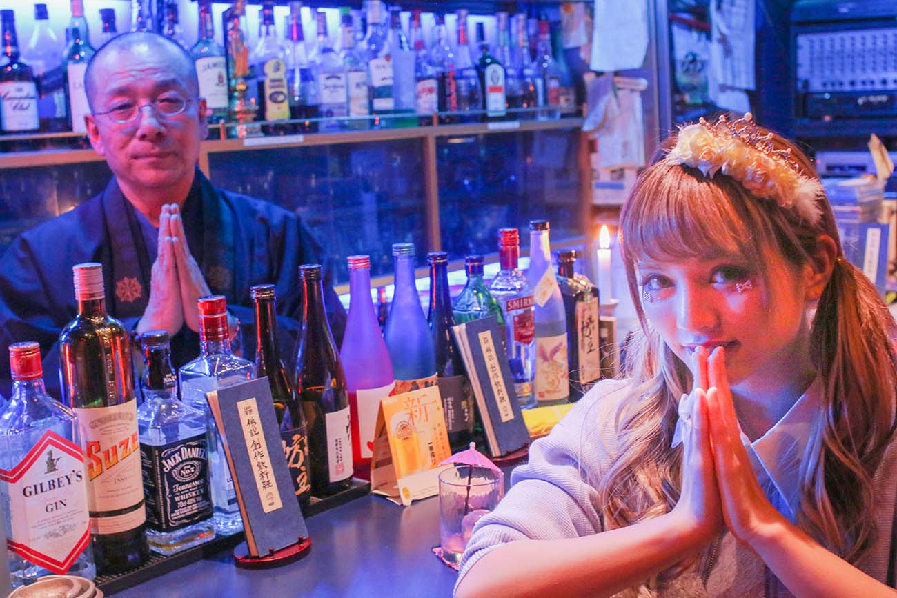 There’s no Monkey Business at NAKANO VOW’S BAR, just Monks, Drinks, and Life Lessons!