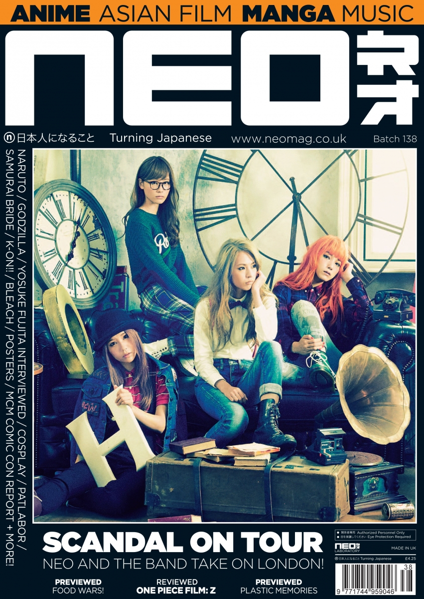 SCANDAL Becomes First Band to be on the Cover of British Magazine NEO!