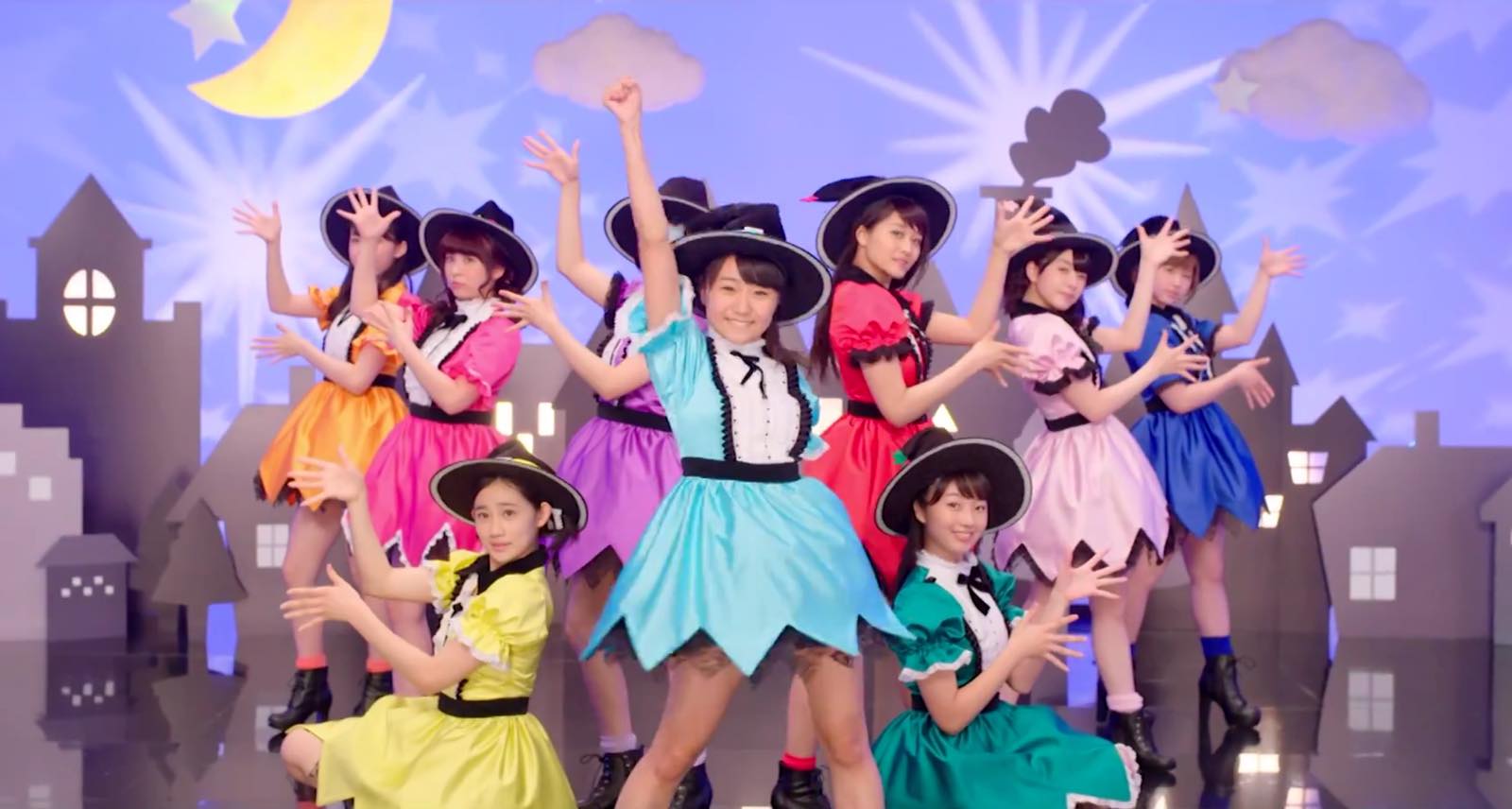 ANGERME Are a Coven of Colorful Witches in the MV for “Mahotsukai Sally”!