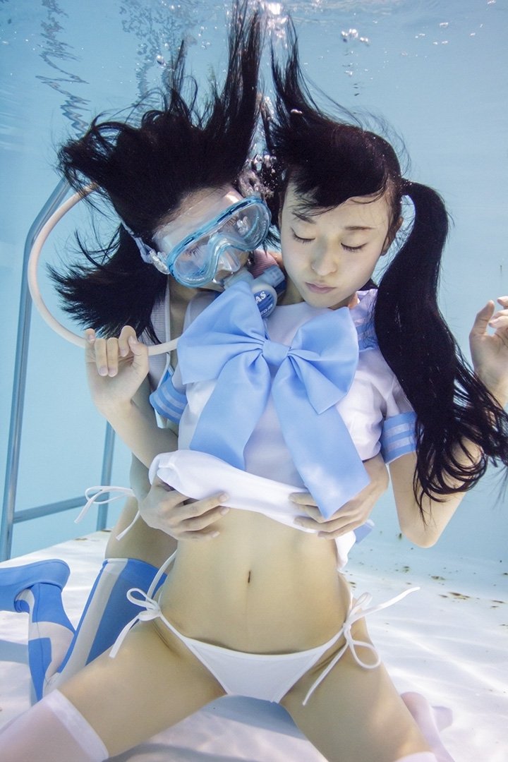 The 3rd “Underwater Knee-High Girls” to Be Published as “Suichu Niso Cube” Showing Girls’ Relationships