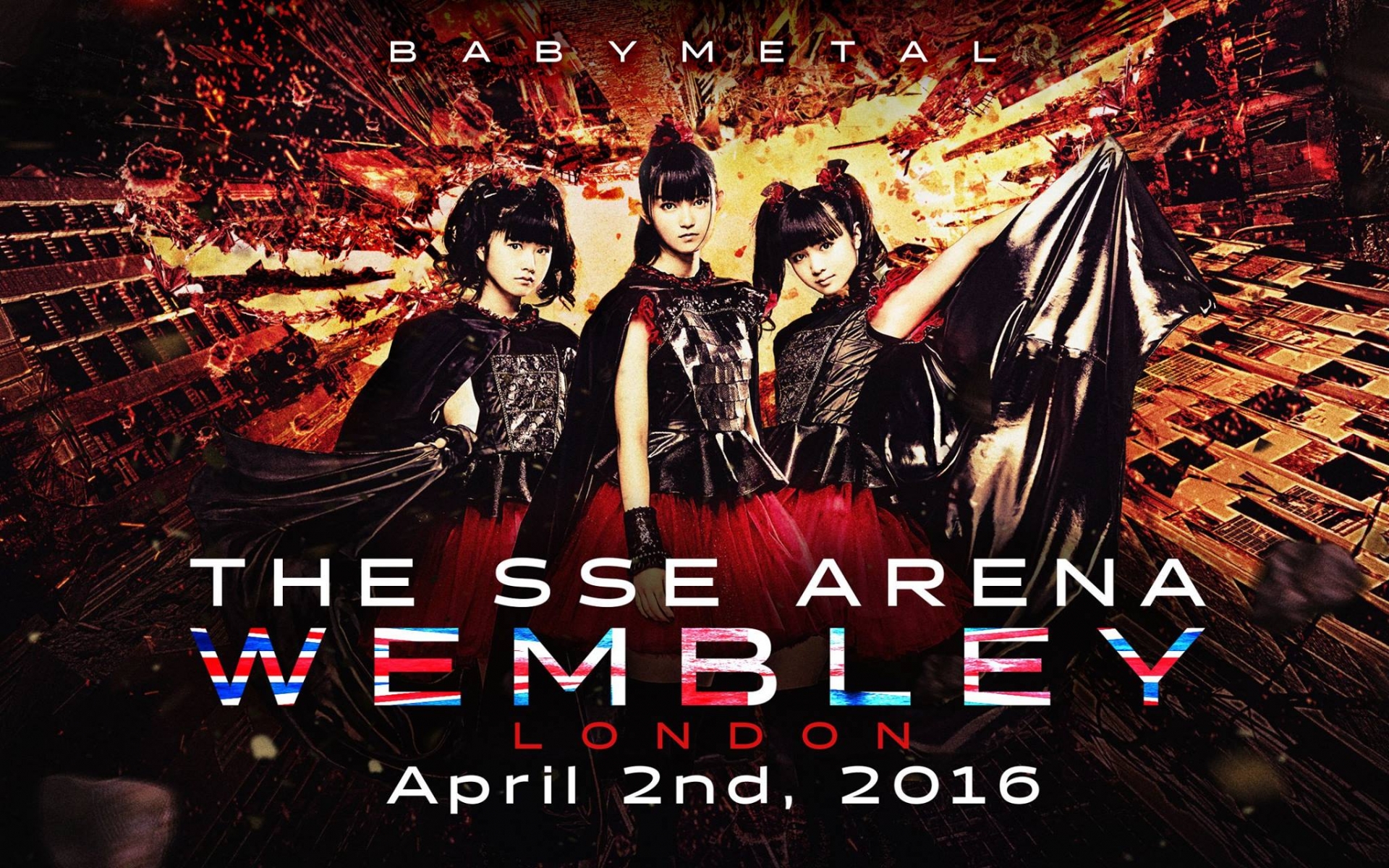 Announcement From the FOX GOD! BABYMETAL to Headline The SSE Arena, Wembley in 2016!