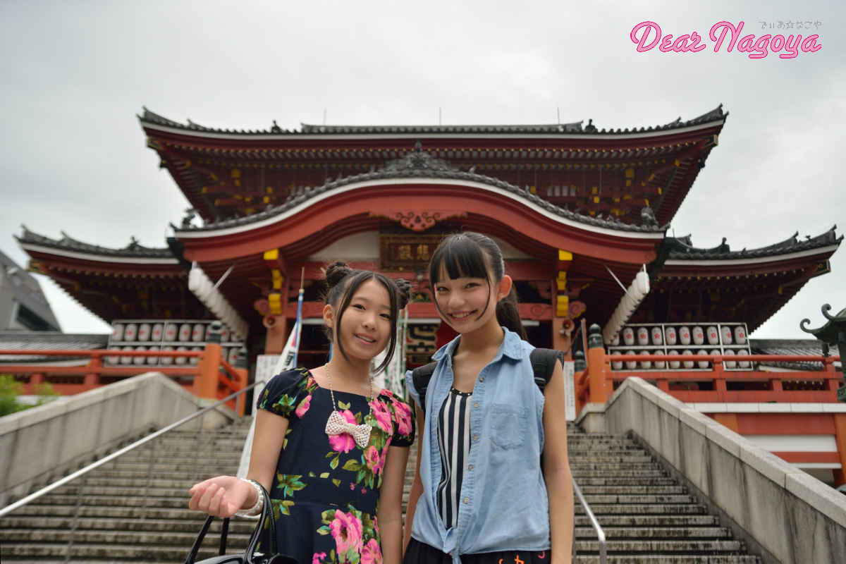 DIANNA☆SWEET Visits Osu Kannon Temple, Located on Nagoya’s Biggest Shopping Street