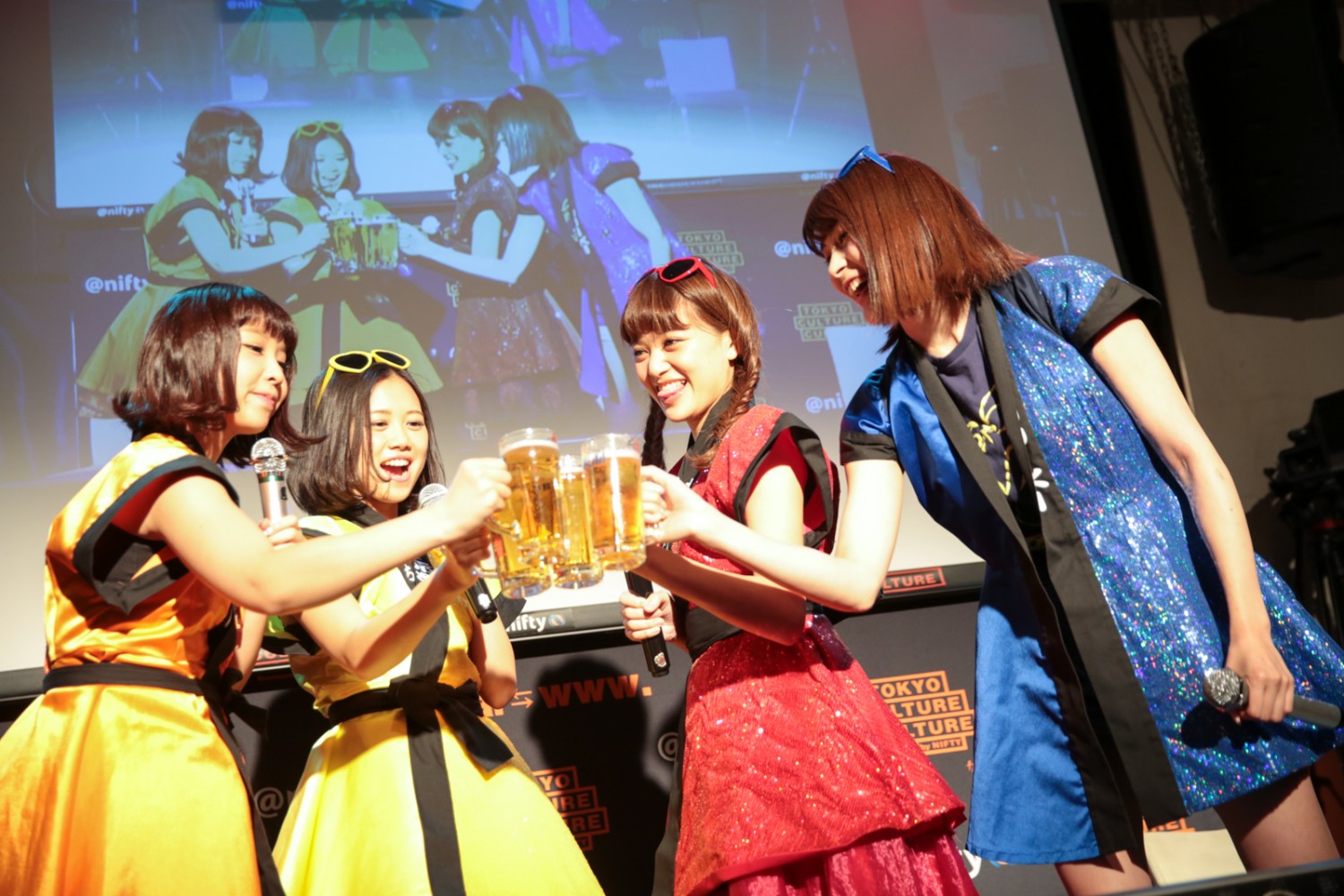 Kanpai! Hacchake-tai from PASSPO☆ Host a Drinking Party at TOKYO CULTURE CULTURE!