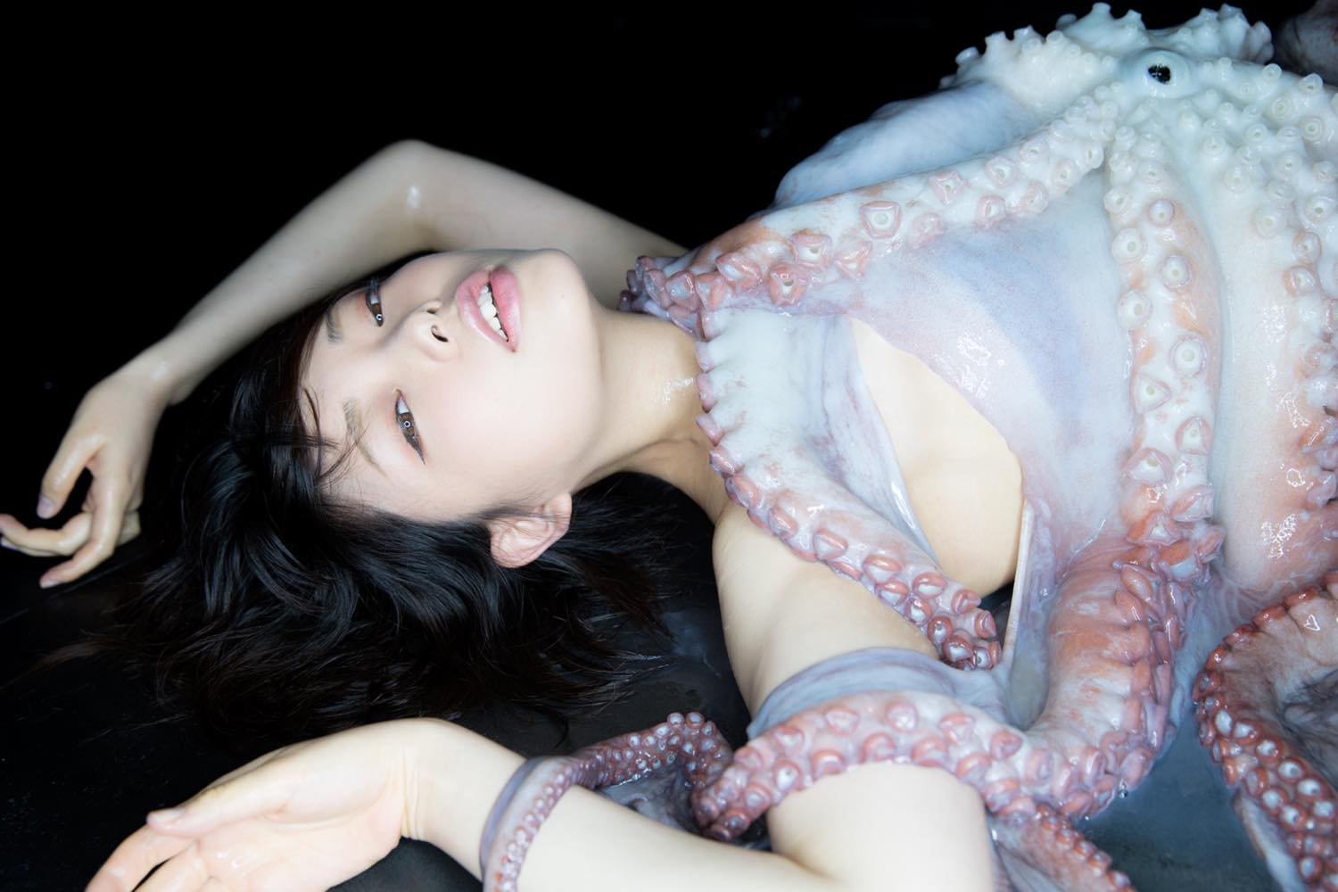 The Glistening Combination of Octopus and Woman! 