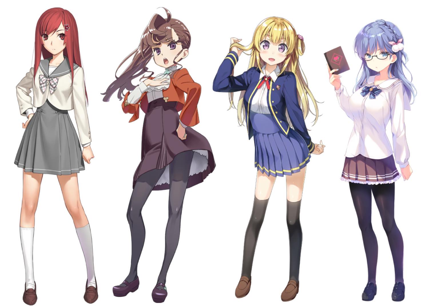 First 4 of 8 Character Designs for Yasushi Akimoto-Produced Digital Idol Project Revealed!