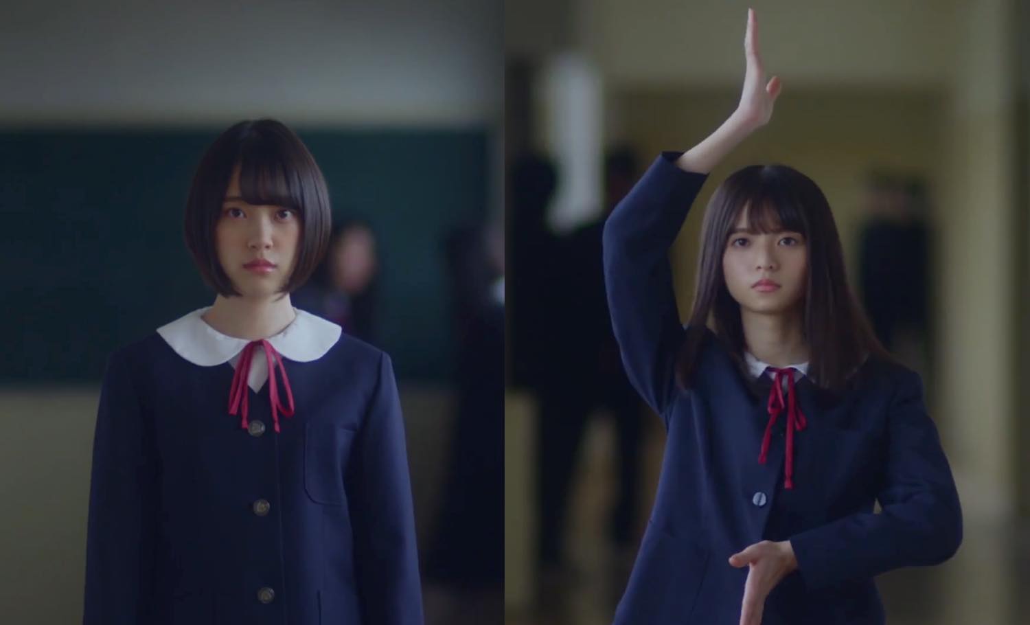 School Days? Asuka Saito and Miona Hori (Nogizaka46) Reveal Surreal MV for “Ano Kyoushitsu”!