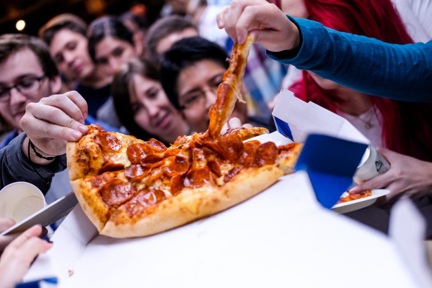 International Pizza Party Sponsored by Domino’s Delivers Happiness for All