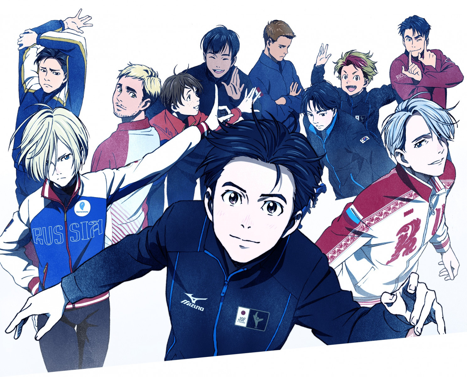 Yuri!!! on Ice Characters and the Real Life Figure Skaters Who Inspired Them!