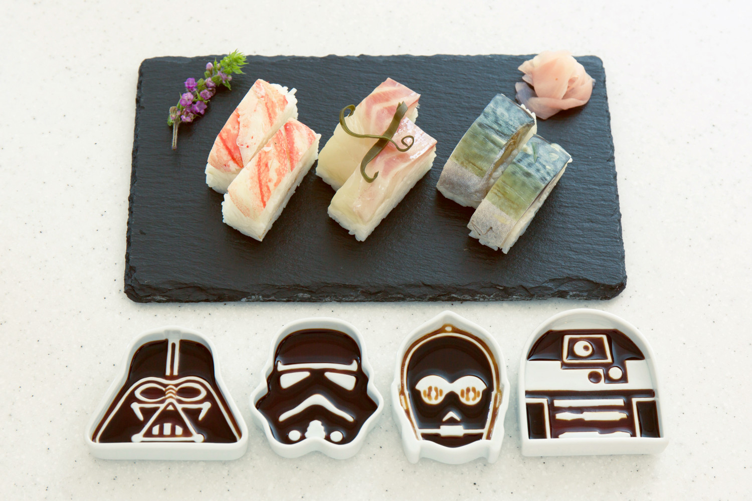 Giveaway : Japanese Craftsmanship Meets Star Wars!  Unique Arita-yaki Soy Sauce Dishes